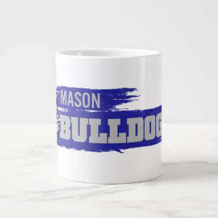 Mason Bulldogs #6 Large Coffee Mug