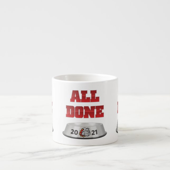 Mason Bulldogs #7 Espresso Cup (Front)