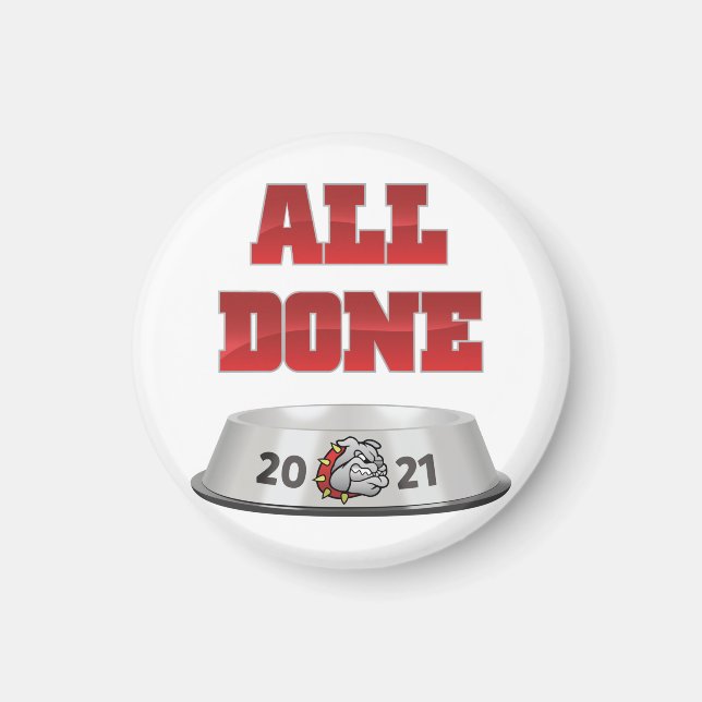 Mason Bulldogs #7 Magnet (Front)