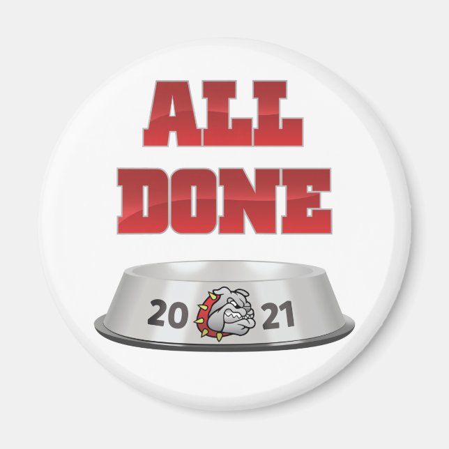 Mason Bulldogs #7 Magnet (Front)