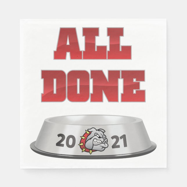 Mason Bulldogs #7 Napkin (Front)