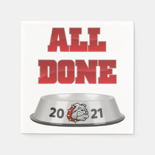 Mason Bulldogs #7 Napkin