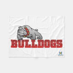 Mason Bulldogs #8 Fleece Blanket
