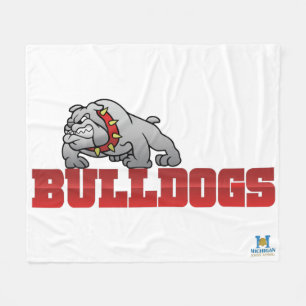 Mason Bulldogs #8 Fleece Blanket