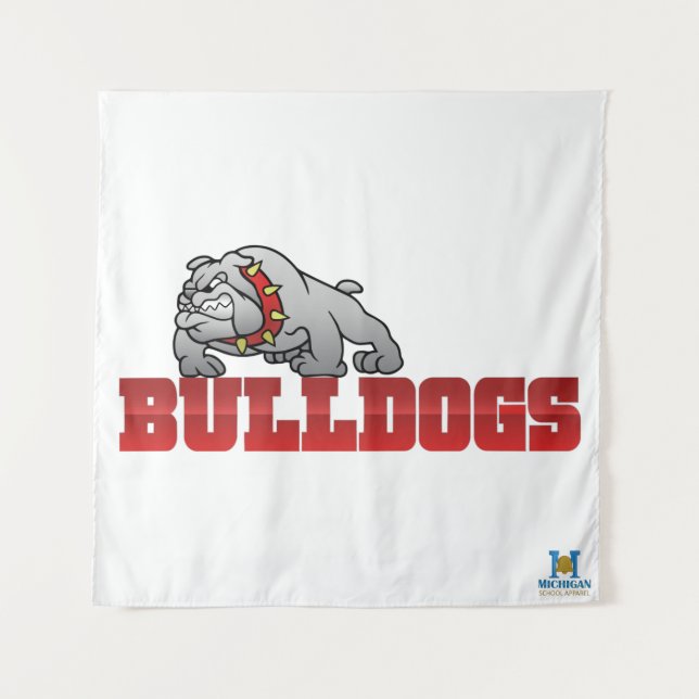 Mason Bulldogs #8 Tapestry (Front)