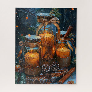 Mason Candle Jars Puzzle