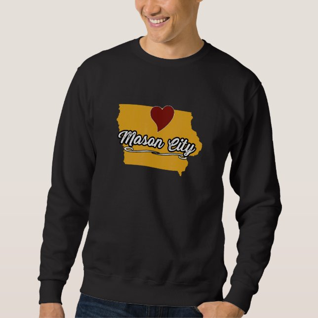 MASON CITY IOWA IA USA Cute Souvenir Merch  US Cit Sweatshirt (Front)