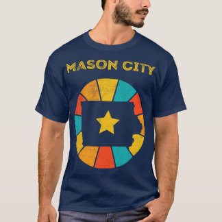 Mason City Iowa Vintage Distressed Souvenir 1 T-Shirt
