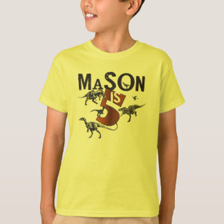Mason Dinosaur Birthday Shirt