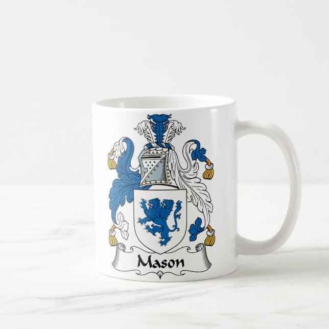 Mason Family Crest Coffee Mug (Right)