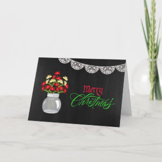 Mason Jar Christmas Card