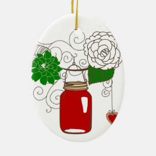 Mason Jar Christmas Ornament