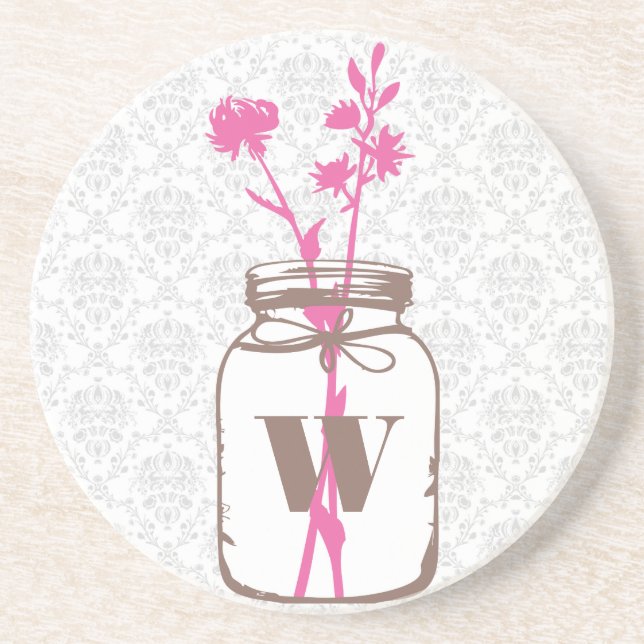 Mason Jar Coaster (Front)