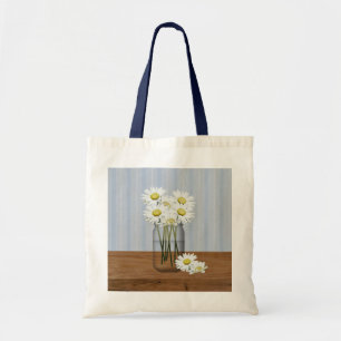 Mason Jar Of Daisies Bag