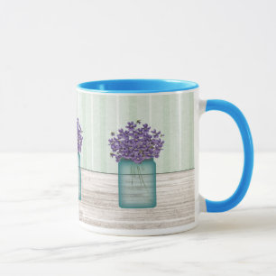 Mason Jar Of Violets  Mug
