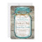 Mason Jar Rustic Wood Bachelorette Party Invites
