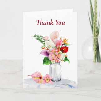 Mason Jar Thank You Card