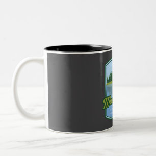 Mason Lake Via Ira Spring Memorial Trail  Two-Tone Coffee Mug