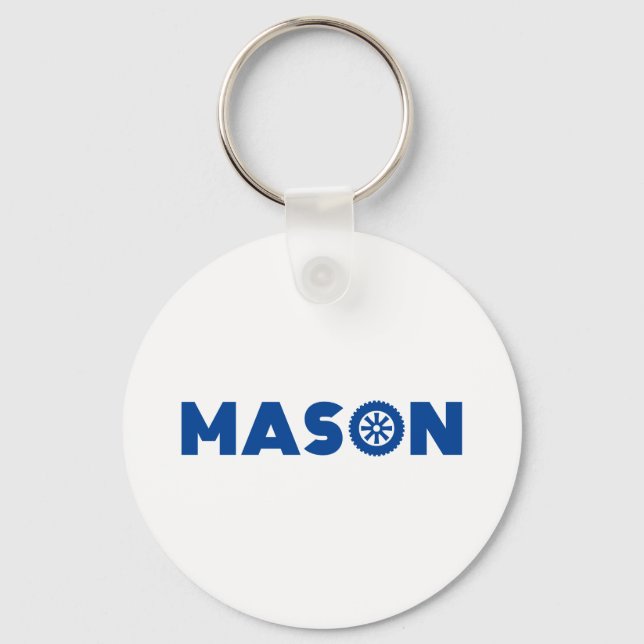 Mason Petrol Head Key Ring (Front)