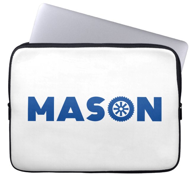 Mason Petrol Head Laptop Sleeve (Front)
