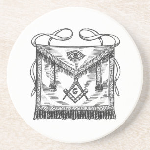 Masonic Apron Coaster
