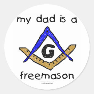 Masonic Baby - Classic Round Sticker