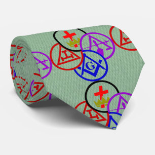 Masonic Block Tie