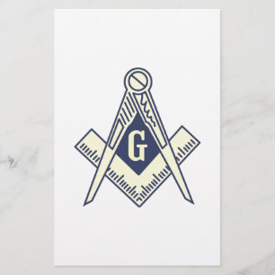 Masonic Blue Lodge Stationary Stationery