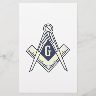 Masonic Blue Lodge Stationary Stationery