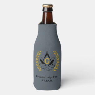 Masonic bottle cosy bottle cooler