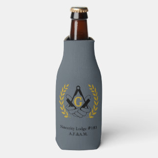Masonic bottle cosy cooler