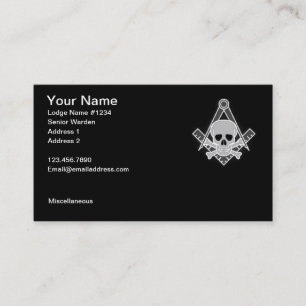 Masonic Business Card 2