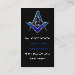 Masonic Business Card 2