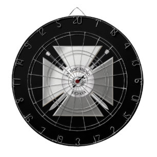 Masonic cross dartboard