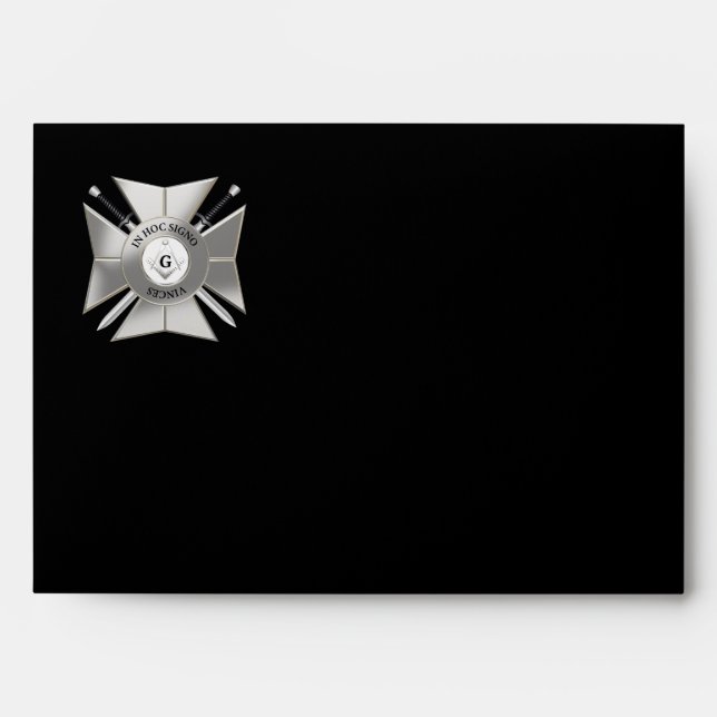 Masonic cross envelope (Front)