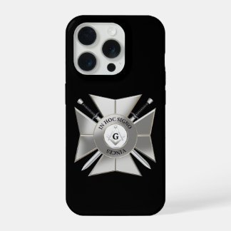 Masonic cross iPhone 15 pro case