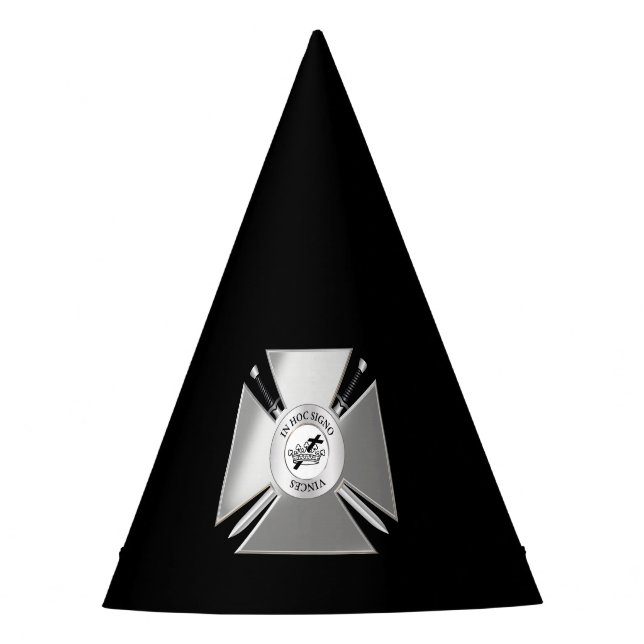 Masonic cross party hat (Front)