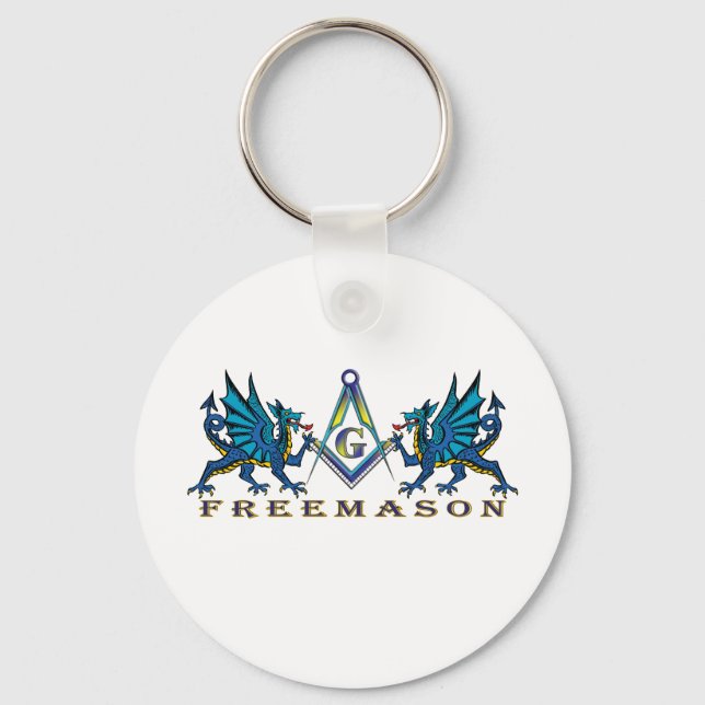Masonic dragons key ring (Front)