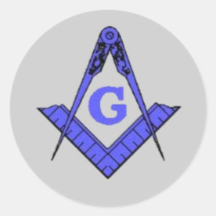 Masonic Edition Classic Round Sticker