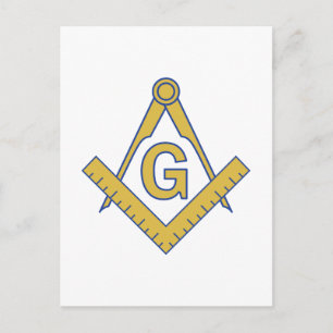 MASONIC EMBLEM POSTCARD