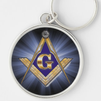 Masonic Emblem Square and Compass Key Ring