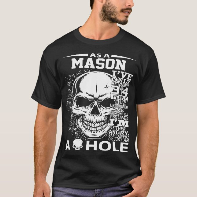 Masonic Emblem T-Shirt for Freemasons (Front)