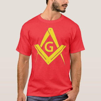 Masonic Entered Apprentice Square Compass Freemaso T-Shirt