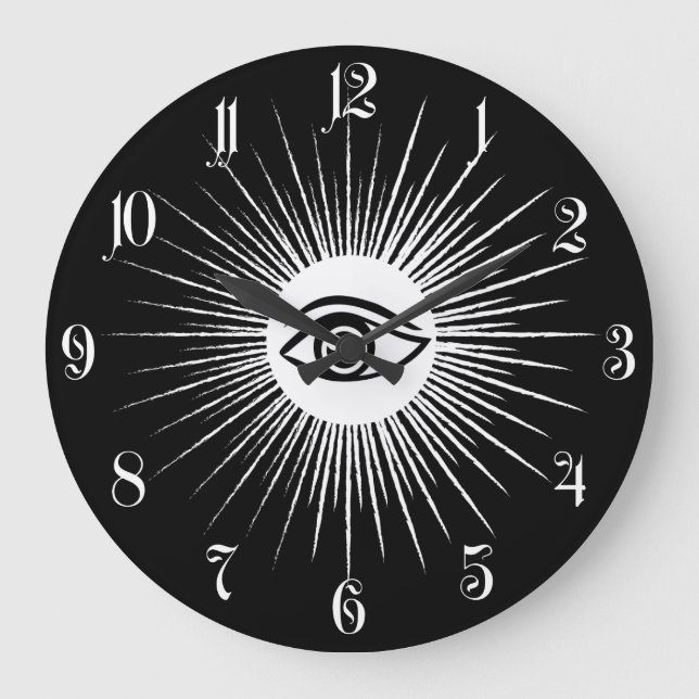 Masonic eye large clock (Front)