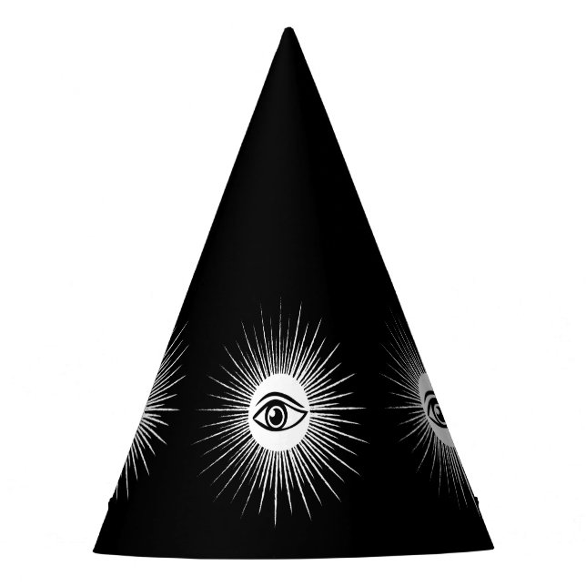 Masonic eye party hat (Front)