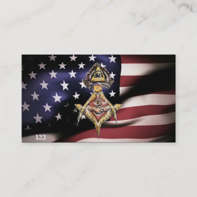 Masonic EyeSs Business Card (Front)