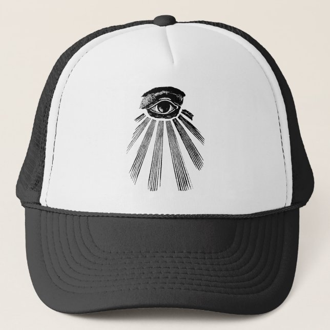 Masonic Freemason Freemasonry Mason Masons Masonry Trucker Hat (Front)