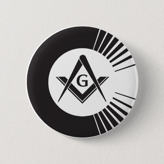 Masonic ,Freemason,Masons 6 Cm Round Badge (Front)