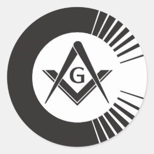 Masonic ,Freemason,Masons Classic Round Sticker