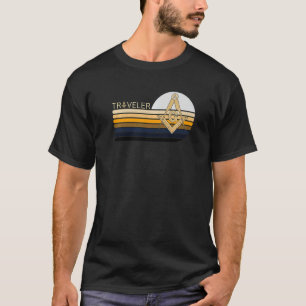 Masonic Freemasonry Compass Travelling T-Shirt